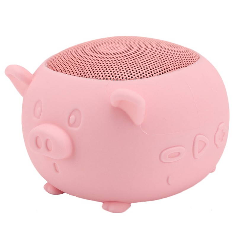 Lovely Pig Mini Wireless Bluetooth 5.0 Speaker Built in Mic