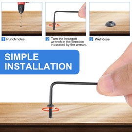 Romon Pack of 580 M3 Screws, Carbon Steel Screws and Nuts Assortment Set, Screws Black Hexagon Socket, with Allen Keys for 3D Printers, with 2 L-shaped Hex Keys