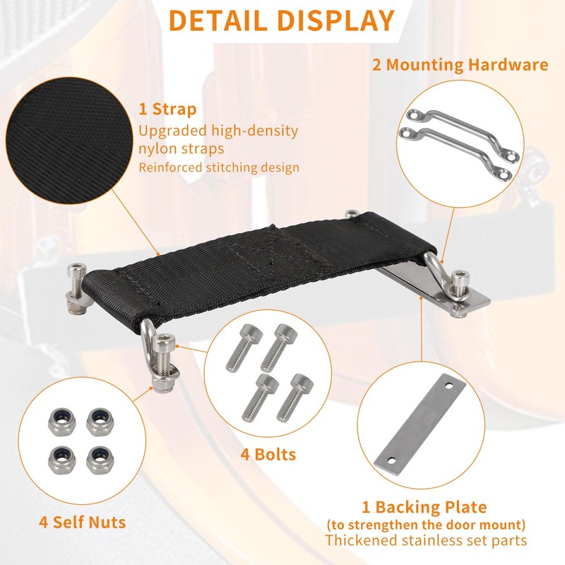 Safety Strap Kit for 2014-2021 Ram Pro Master Protection Door