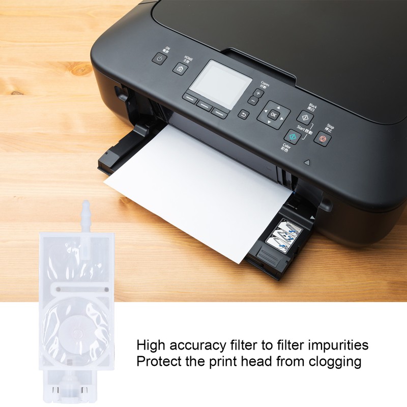 6Pcs Ink Damper Solvent Inkjet Head Rectangular PP Damper Replacement