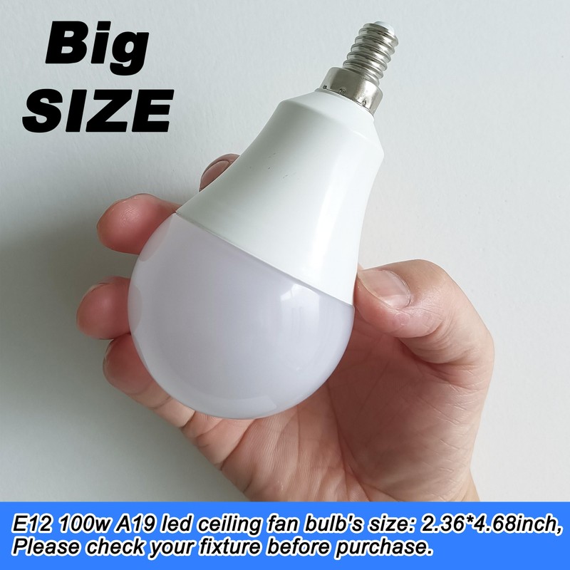 E12 100W Equivalent LED Candelabra Bulbs, E12 A19 A60 LED