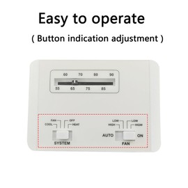 7330G3351 Thermostat Single Stage Heating and Cooling Replacement Unit Compatible with Coleman RV Select Air Conditioners Mach and Roughneck Series