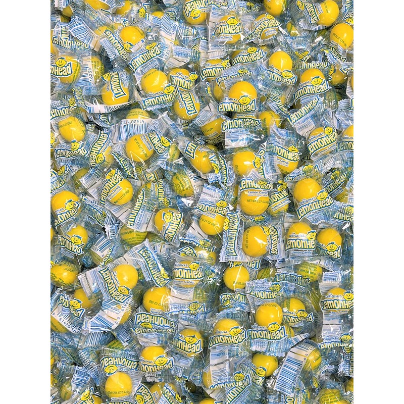 Lemonheads Candy - Lemon Candy - 1 LB Bag -