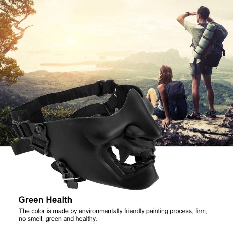 Half Face Mask Tactics Camouflage Impact Resistant Guard for Survival