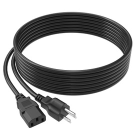 XMHEIRD UL 6ft Power Cord Cable for ViewSonic LS600W 3500 Lumens WXGA Lamp LED Projector