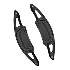 SANRILY for Steering Wheel Paddle Shifter Extension for Mazda 3 Axela Accessories, Metal Alloy Shift Paddle Blade (Fits:2020 2021 mazda3 Axela Mazda 3 ) Paddle-Shift Covers - Black …