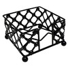 CounterArt Black Lattice Wire Square Coaster Holder
