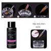 Kit Uñas Polygel 15mlx6 Gel Base Top Slip Solución Tipsx20