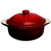 TOGNANA MiniNova Lydia Mini Casserole Dish with Lid 15 cm Ceramic Red
