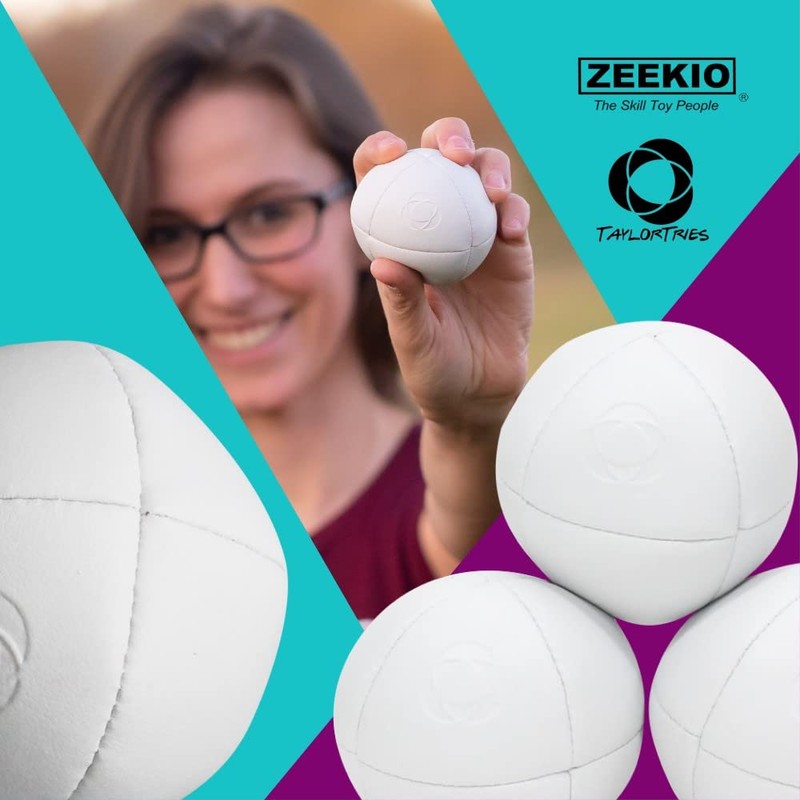 Taylor Tries Signature Pro Series Juggling Balls- Professional 8 Panel