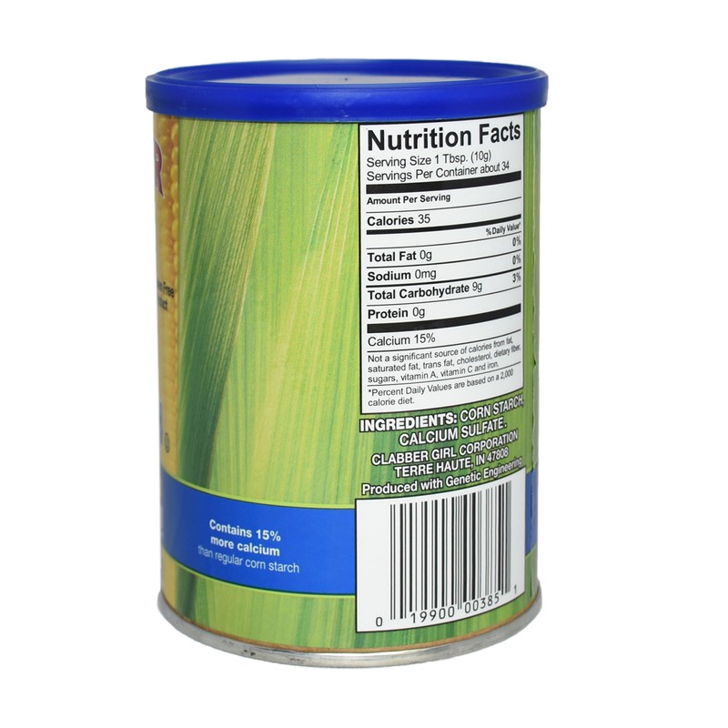 Clabber Girl Corn Starch, 12 Ounce (Pack of 12)