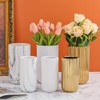 HCHLQLZ White Decorative Ceramic Vase