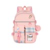 Girls Backpacks, Girls School Large Capacity Waterproof Backpacks, Cute Pink