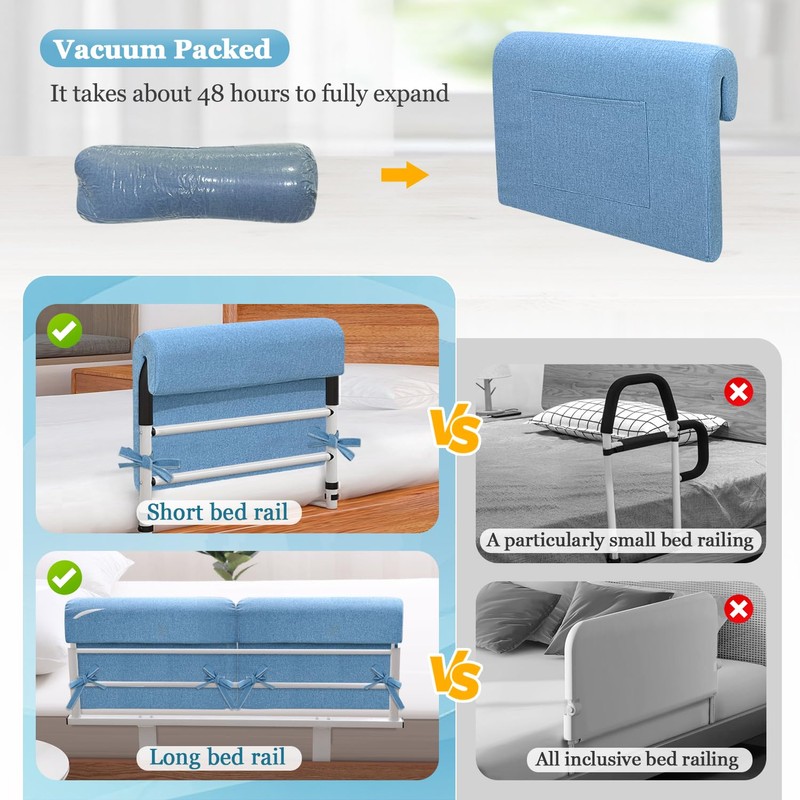 Bed Rail Pads Hospital Bed Rail Covers Medical Foam Bumpers