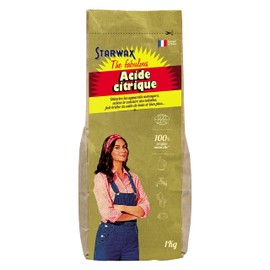 STARWAX FABULOUS Citric Acid - 1 kg - Ideal for Descaling Kettles and Coffee Machines - Dissolves Rust on Metal - Ecocert 100% Natural Origin