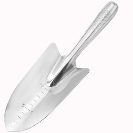 Garden Shovel Hand Trowel, Stainless Steel Gardening Hand Tool Rust Resistant Garden Tools Spade Hand Shovel for Digging, Planting, Transplanting, Weeding