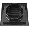 HVAC OV 4 Inch Black ABS Plastic Exhaust Dryer Vent