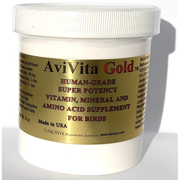 Taxonyx Science Inc AviVita Gold High Potency Vitamins for Birds