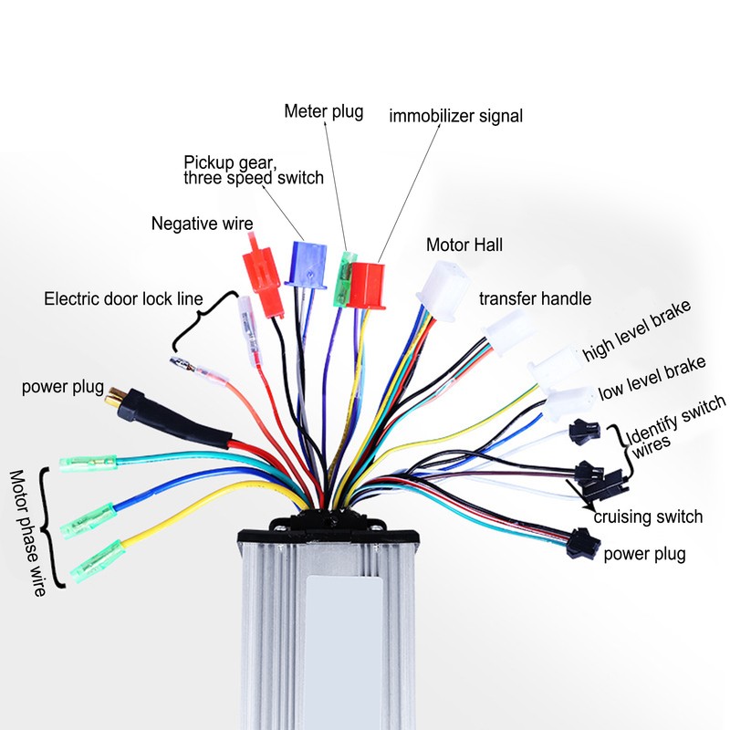 E Bike Controller 32A 48V 500W Electric Bike Brushless Motor