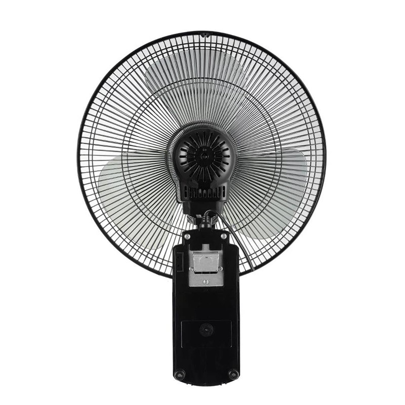 SPT SF-16W90 16″ Wall Mount Fan in Black with Remote