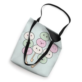 Dango Japanese Food Cute Kawaii Pastel Mochi Mint Pale Blue Tote Bag