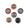 Superhero Mini Buttons - 48 Pieces - Educational And Learning