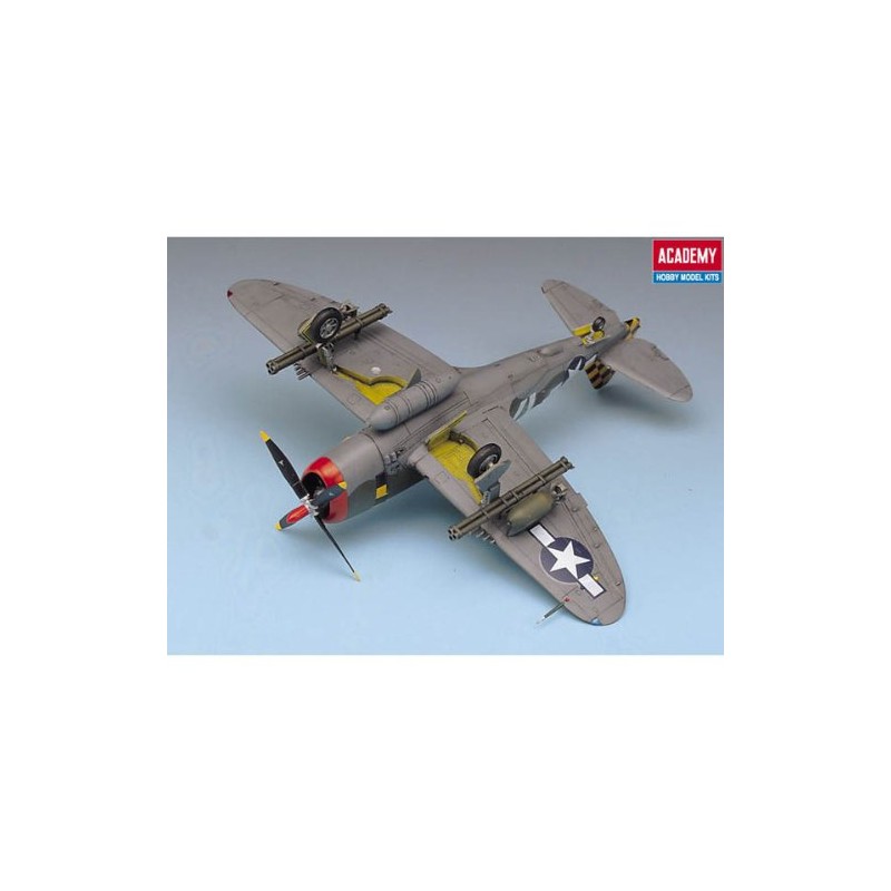 ACADEMY 12492 P-47D Thunderbolt Razorback, Multicolor