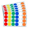 960 Pieces - 25mm Coloured Dot Stickers, Round Sticky Labels