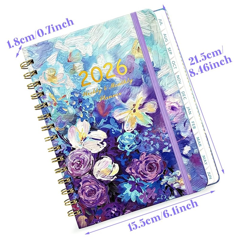 Diary 2026 Week to View A5, 2026 Diaries, Weekly &