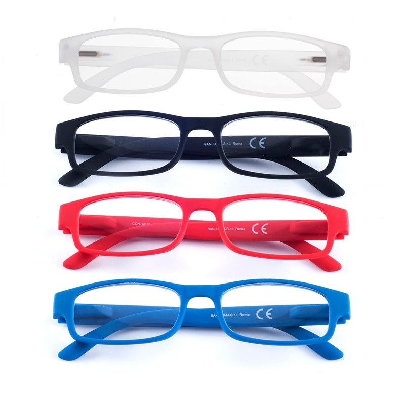 Contacta One Colour Presbiopia Glasses Black DTR +2.00