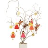 Sunny Sue 100/Wooden Curly Angel Pendants – Set of 6