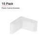 DTGN 29x29x18mm(LxWxH) Plastic Corner Brackets -4Pack - Good for Furniture