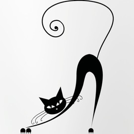 CafePress Black Cat Pint Glass, 16 oz. Drinking Glass