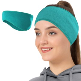 Lauzq Winter Fleece Ear Warmers Muffs Headband for Men Women Kids Ski Running Cycling