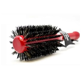 Professional Hair Stylist Round Wooden brush Natural Boar Bristle #1028 By Alpha New York