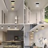 URing Ceiling Light Surface-Mounted LED Ceiling Spotlight - Black IP65