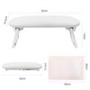 Beloving Nail Arm Rest, Foldable PU Leather Nail Hand Rest