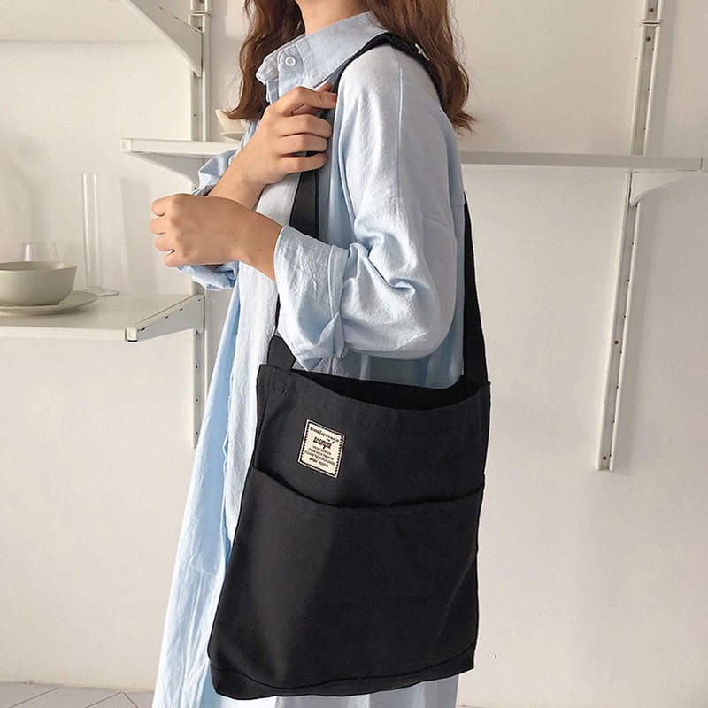 VEAGIA Tote Bag, Large Canvas Tote A4 Canvas Duffel Bag,