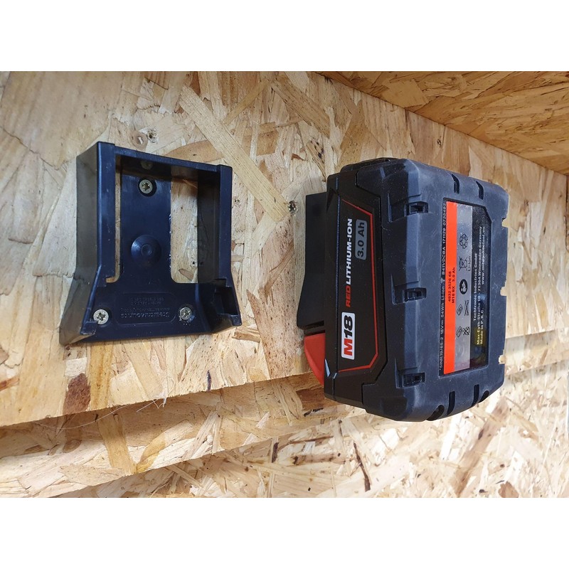 BLACK Battery Mounts for Milwaukee Tool Addict