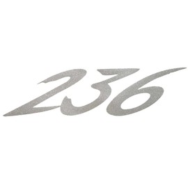 Rinker Boat Model Decal 2190085 | 236 Captiva Metallic Silver Sticker