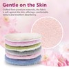 LOPHE 6 Pieces Washable Double Sided Oval Makeup Remover Pads