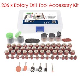 Rotary Tool Accessory Kit SUPERTOOL 260PCS All-Purpose Rotary Accessory Kit Rotary Multi Tool Kit for Crafting Drilling Grinding Polishing Sanding Fits Dremel & Any Drill