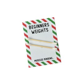 Beginners weights gift | Joke birthday gift | Joke weightlifting gift | Gag gift | Joke birthday present