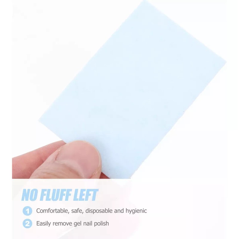 Unic Toallitas Gasas Limpiadoras Para Uñas 1000 Piezas De Color