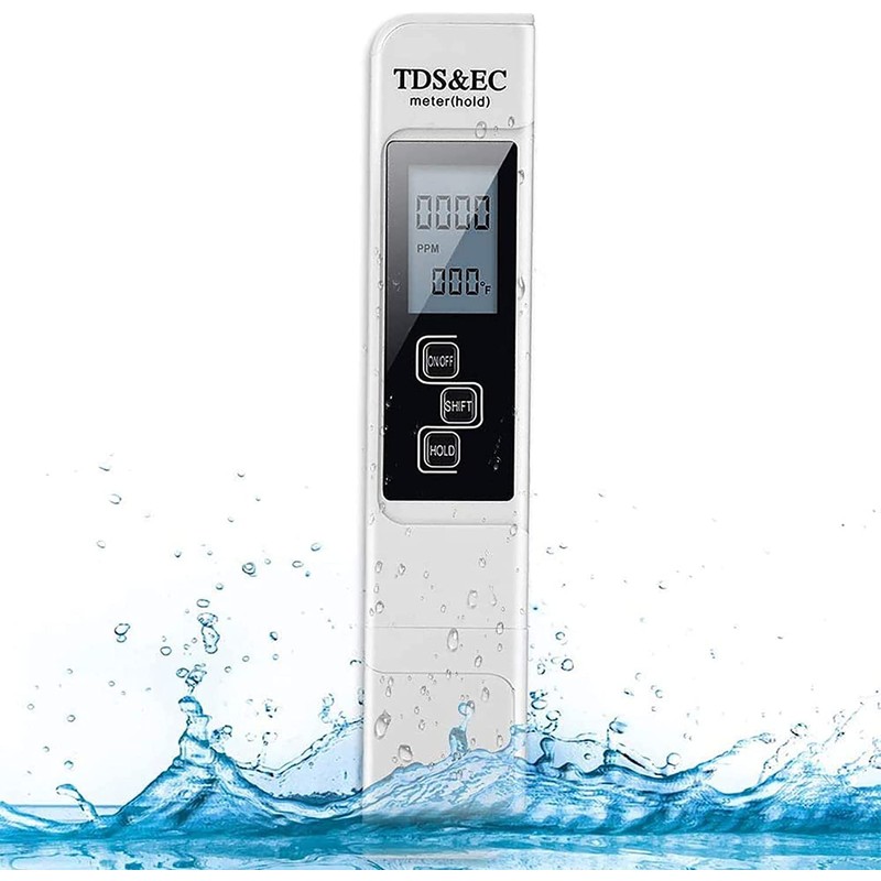 GOOMAND TDS EC Meter Measuring Range 0-9990us/cm 0-9999ppm Water Temperature