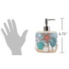 The Bridge Collection Coastal Soap Dispenser with Starfish and Seashell