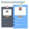 120pcs 6mm 2 Pin Momentary Tactile Tact Push Button Switch