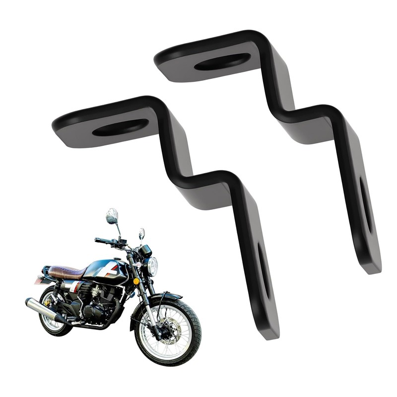 YINETTECH 2pcs M8 Mini Motorcycle Turn Signal Indicators Lights Bracket