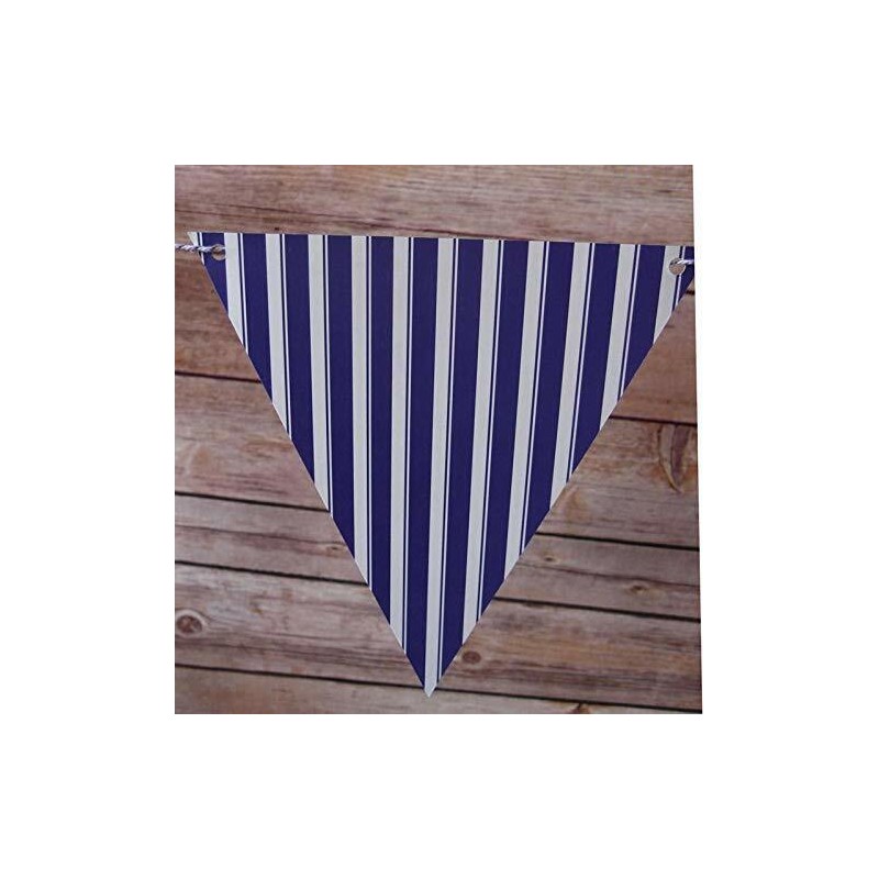 Quasimoon Purple Mix Pattern Triangle Pennant Banner by PaperLanternSt