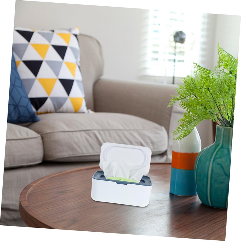 OHPHCALL Reusable Wipes Container Tissue Box Dispenser Flushable Wipes Holder